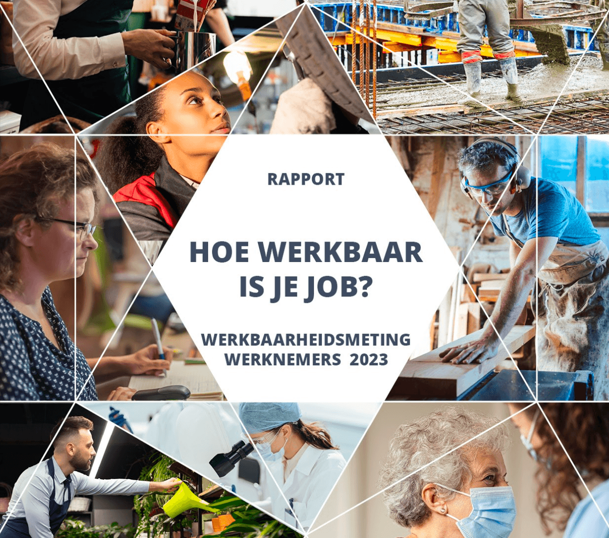 Cover van het SERV-werkbaarheidsrapport werknemers 2023