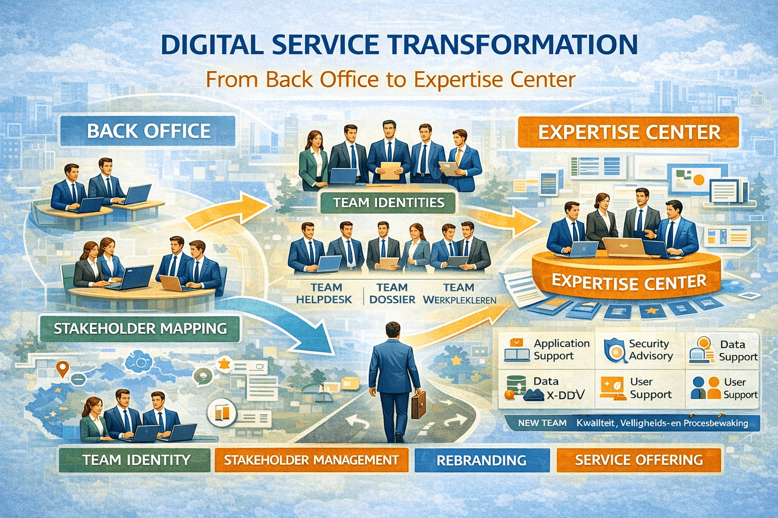 From back office to expertise centre - case overview