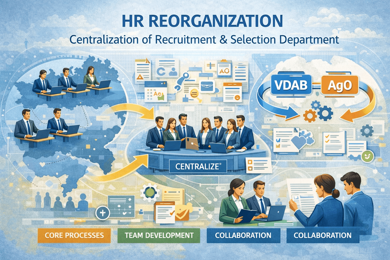 HR reorganisation - Recruitment & Selection - case overview